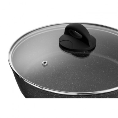 Сковорода Ardesto Gemini Gourmet Viareggio Cover Grey 28 см (AR1928GDL)-13-зображення
