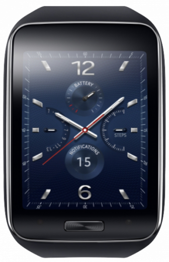 Смарт годинник SAMSUNG SM-R7500 Gear S ZKA (Black) (наручний КПК)-6-зображення