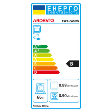 Плита Ardesto FSCF-C606W-25-зображення