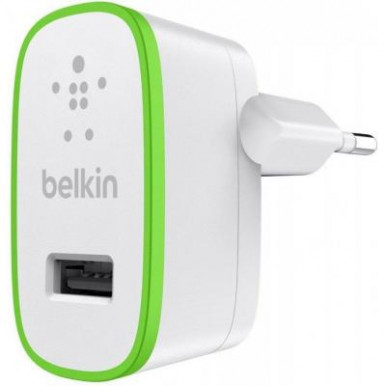 Зарядний пристрій 220v Belkin (F8J125vf04-WHT)USB Home Charger (2.4Amp) c кабелем Lightening to USB--6-зображення