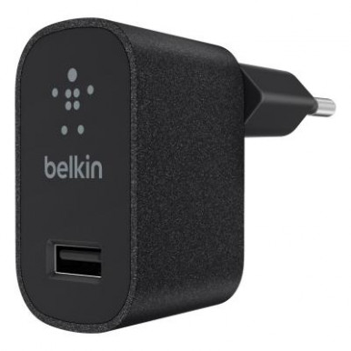 Зарядний пристрій 220v Belkin (F8M731vfBLK)USB Mixit Premium (USB 2.4Amp), Black-3-изображение
