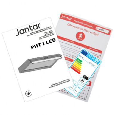 Витяжка кухонна Jantar PHT I LED 60 BR-12-зображення