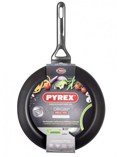 Сковорода PYREX ORIGIN+ 30 см, класична-12-зображення