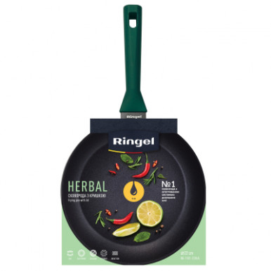 Сковорода Ringel Herbal 22 см (RG-1101-22/h/L)-16-зображення
