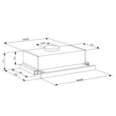 Витяжка ELEYUS LOTUS 1000 60 INOX-27-зображення