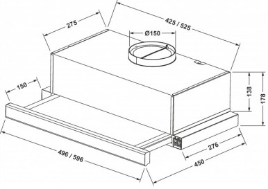 Витяжка ELEYUS LOTUS 1000 60 INOX-34-зображення