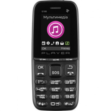Мобільний телефон 2E S180 2021 Black (688130243377)-14-зображення