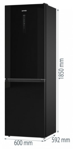 Холодильник Gorenje NRK6192ABK4-84-зображення