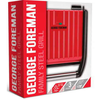 Гриль George Foreman 25040-56 Family Steel Grill-25-изображение