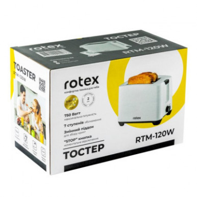 Тостер ROTEX RTM120-W-4-зображення
