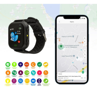 Смарт-годинник Amigo GO009 Black (996382)-15-зображення