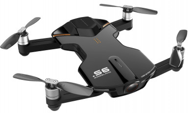 Квадрокоптер Wingsland S6 GPS 4K Pocket Drone-2 Batteries Pack Black-4-зображення