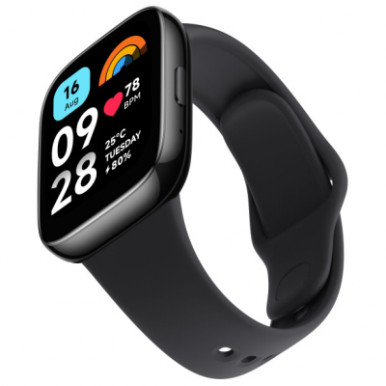 Смарт-годинник Xiaomi Redmi Watch 3 Active Black (BHR7266GL)-15-зображення