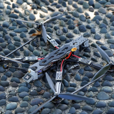 Квадрокоптер Foxeer Aura 10" Black Analog TBS Crossfire SE Nano Rx (FR1224S)-2-изображение