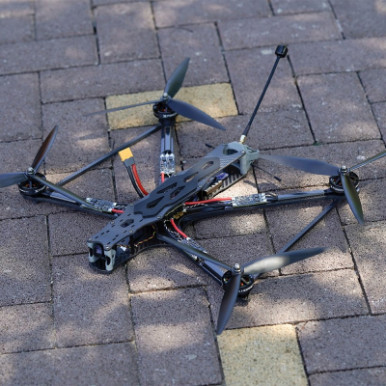 Квадрокоптер Foxeer Aura 10" Black Analog TBS Crossfire SE Nano Rx (FR1224S)-3-изображение