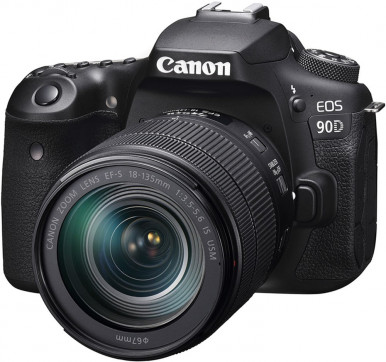 Цифровая зеркальная фотокамера Canon EOS 90D 18-135 IS nano USM KIT-20-изображение