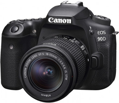 Цифровая зеркальная фотокамера Canon EOS 90D + 18-55 IS STM-15-изображение
