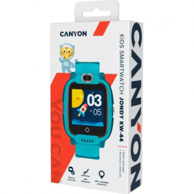 Смарт-годинник Canyon CNE-KW44GB Jondy KW-44, Kids smartwatch Green (CNE-KW44GB)-7-зображення