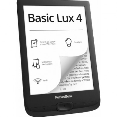Электронная книга Pocketbook 618 Basic Lux 4, Black (PB618-P-CIS)-7-изображение