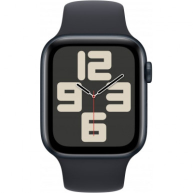 Apple Watch SE 2023 GPS 44mm Midnight Aluminium Case with Midnight Sport Band - M/L (MRE93QP/A)-7-зображення
