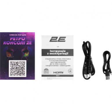 Игровая консоль 2E Ігрова консоль 2Е 16bit HDMI (2 бездротових геймпада, 913 іг (2E16BHDWS913)-12-изображение