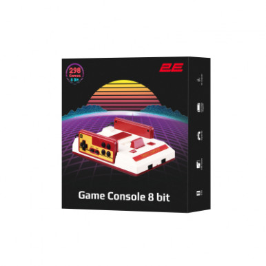 Игровая консоль 2E Ігрова консоль 2Е 8bit AV (2 дротових геймпада, 298 ігор) (2E8BAVWD288)-17-изображение