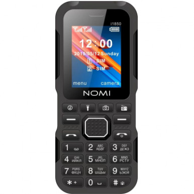 Мобільний телефон Nomi i1850 Black-7-зображення