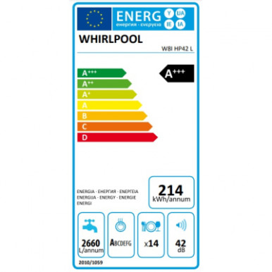 Посудомийна машина Whirlpool W8IHP42L-41-зображення