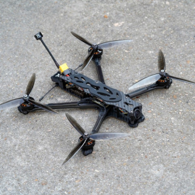 Квадрокоптер Foxeer Aura 7" Black Analog ELRS Cam72 (No GPS, no Gopro Mount) (FR1180ASE-72)-3-изображение