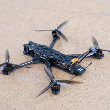 Квадрокоптер Foxeer Aura 7" Black Analog ELRS Cam72 (No GPS, no Gopro Mount) (FR1180ASE-72)-5-изображение