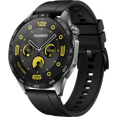 Смарт-годинник Huawei WATCH GT 4 46mm Active Black (55020BGS)-6-зображення