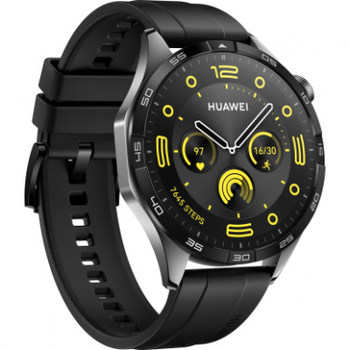 Смарт-годинник Huawei WATCH GT 4 46mm Active Black (55020BGS)-8-зображення