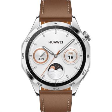 Смарт-годинник Huawei WATCH GT 4 46mm Classic Brown Leather (55020BGW)-7-зображення
