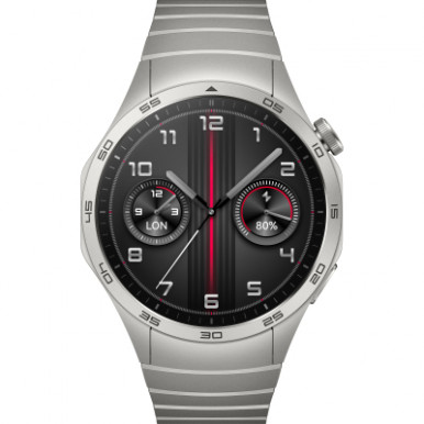 Смарт-годинник Huawei WATCH GT 4 46mm Elite Grey Steel (55020BGU)-7-зображення