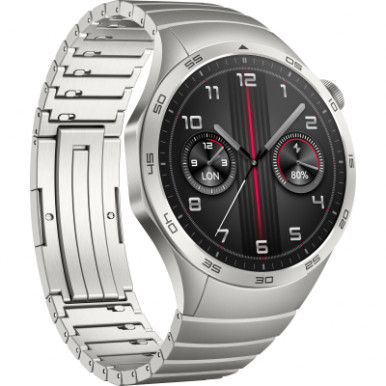 Смарт-годинник Huawei WATCH GT 4 46mm Elite Grey Steel (55020BGU)-8-зображення