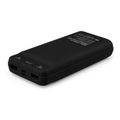 Power Bank Vinga 20000mAh QC3.0 Display soft touch black (VPB2QLSBK)-13-изображение