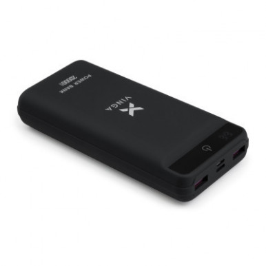 Power Bank Vinga 20000mAh QC3.0 Display soft touch black (VPB2QLSBK)-14-изображение