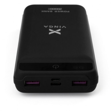 Power Bank Vinga 20000mAh QC3.0 Display soft touch black (VPB2QLSBK)-17-изображение