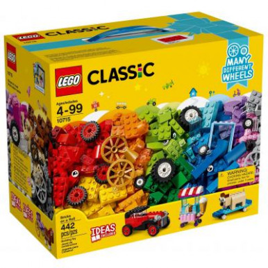 Конструктор LEGO Classic Кубики и колёса 10715-11-изображение