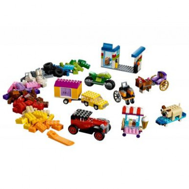 Конструктор LEGO Classic Кубики и колёса 10715-14-изображение