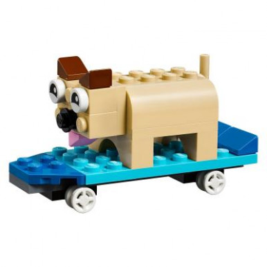 Конструктор LEGO Classic Кубики и колёса 10715-18-изображение