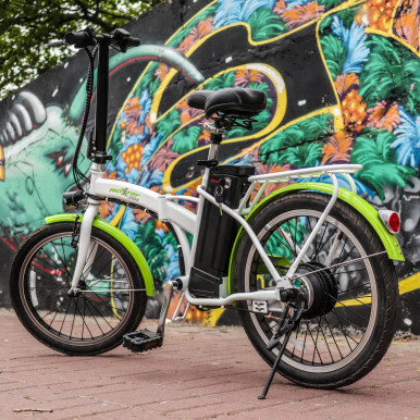 Електровелосипед Maxxter URBAN (white-green)-5-зображення