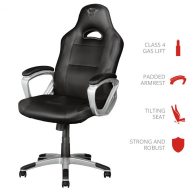 Ігрове крісло Trust GXT705 RYON BLACK-1-зображення