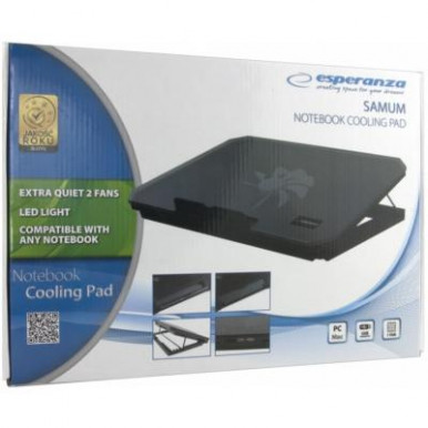 Підставка до ноутбука Esperanza Samum Notebook Cooling Pad all types (EA141)-5-зображення