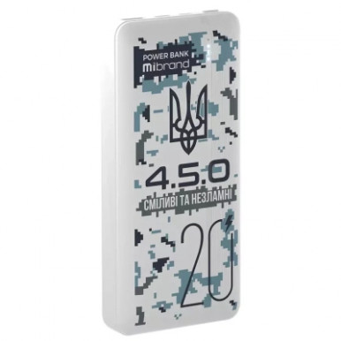 Зовнішній акумулятор Mibrand "4.5.0" 20000mAh 20W Snow leopard-11-зображення