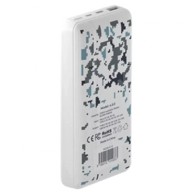 Зовнішній акумулятор Mibrand "4.5.0" 20000mAh 20W Snow leopard-15-изображение