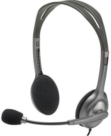 Навушники Logitech H110 Stereo Headset with 2*3pin jacks (981-000271)-9-зображення