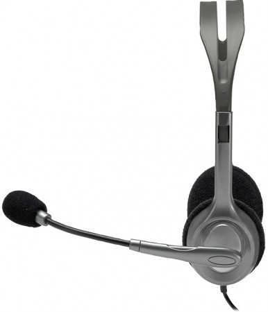Навушники Logitech H110 Stereo Headset with 2*3pin jacks (981-000271)-16-зображення