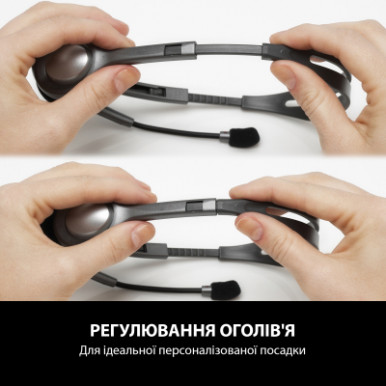 Навушники Logitech H110 Stereo Headset with 2*3pin jacks (981-000271)-13-зображення