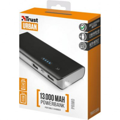 Портативна зарядка TRUST Primo 13000 Power Bank моделі 21689-21-зображення